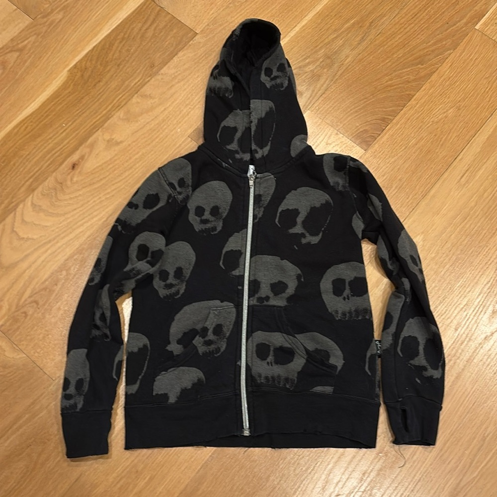 Nununu Water Skull Zip Hoodie